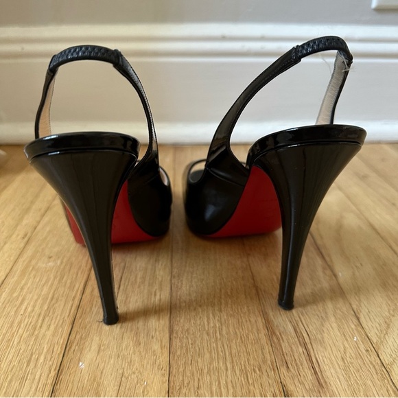 Christian Louboutin No PRIVE 120 Sling Back Heels - Picture 7 of 11
